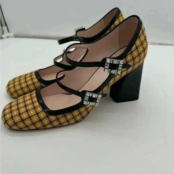 Brand New  ROGER VIVIER
Tweed Très Vivier Mini Babies Pumps Size 39.5 - Picture 5 of 17